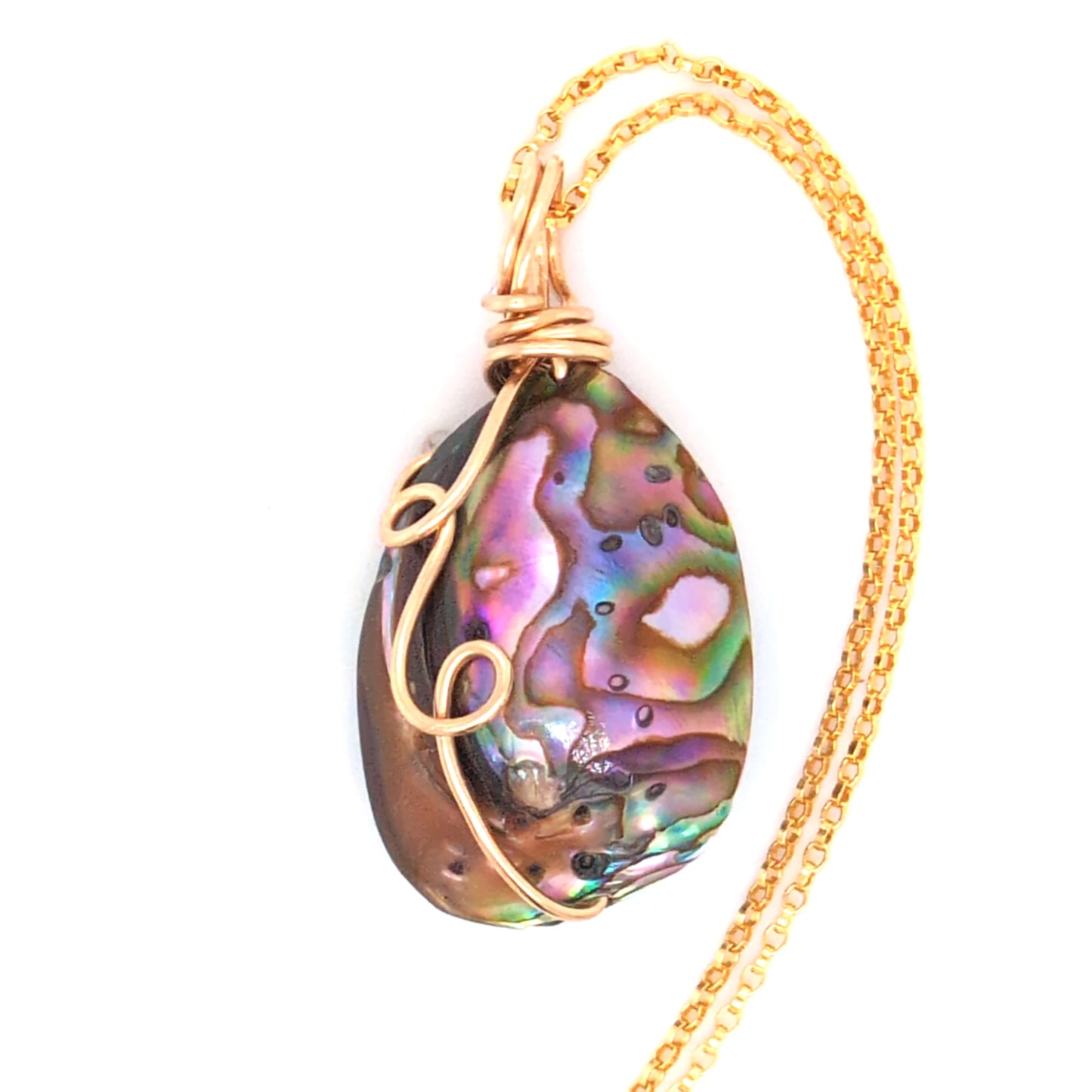 Abalone Reversible Pendant