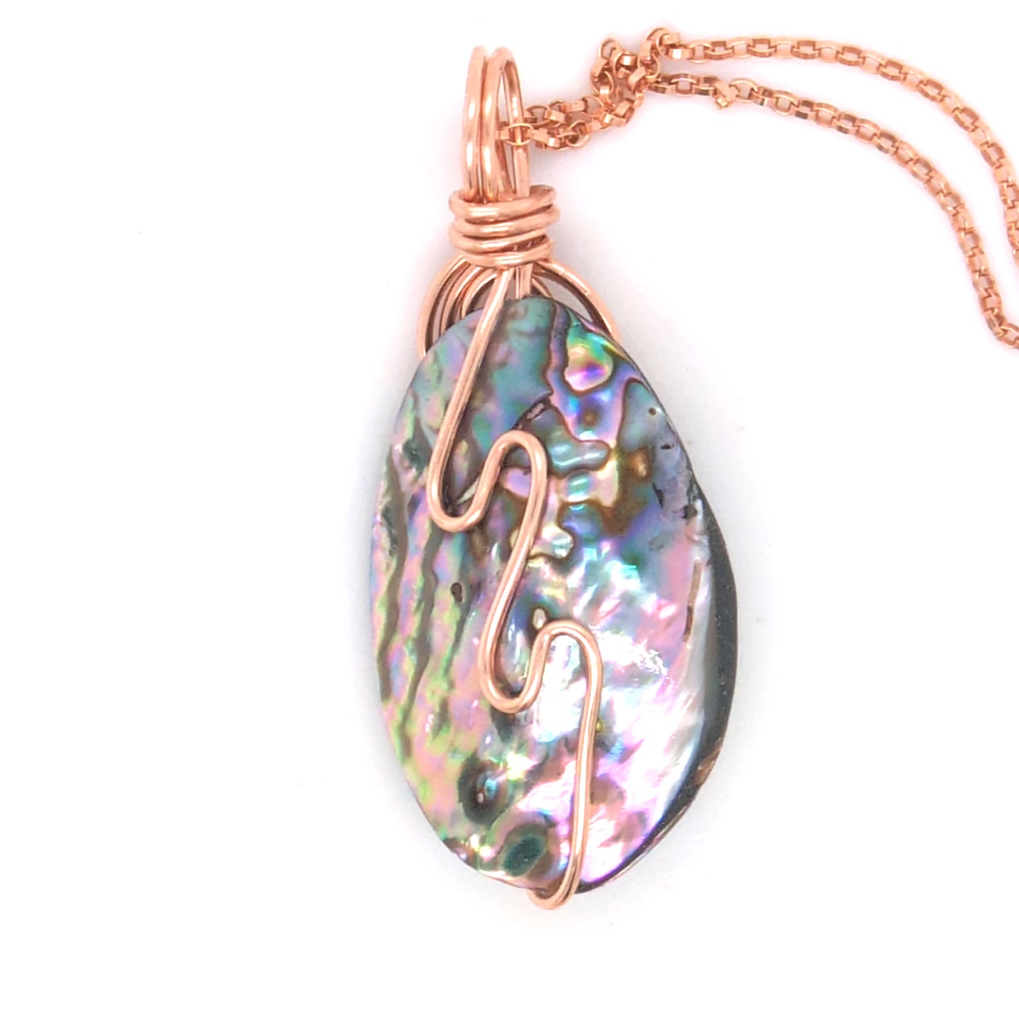 Abalone Reversible Pendant