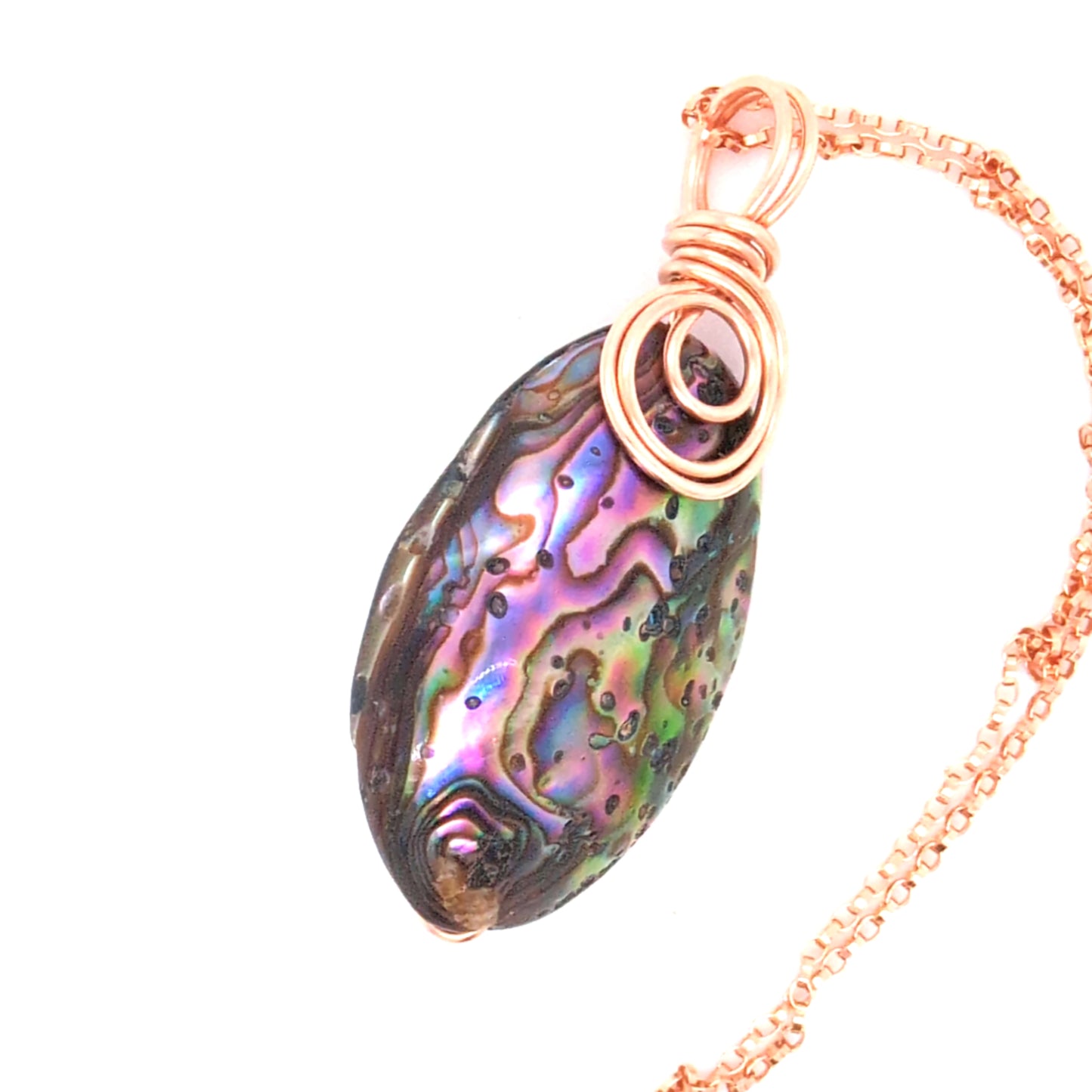 Abalone Reversible Pendant