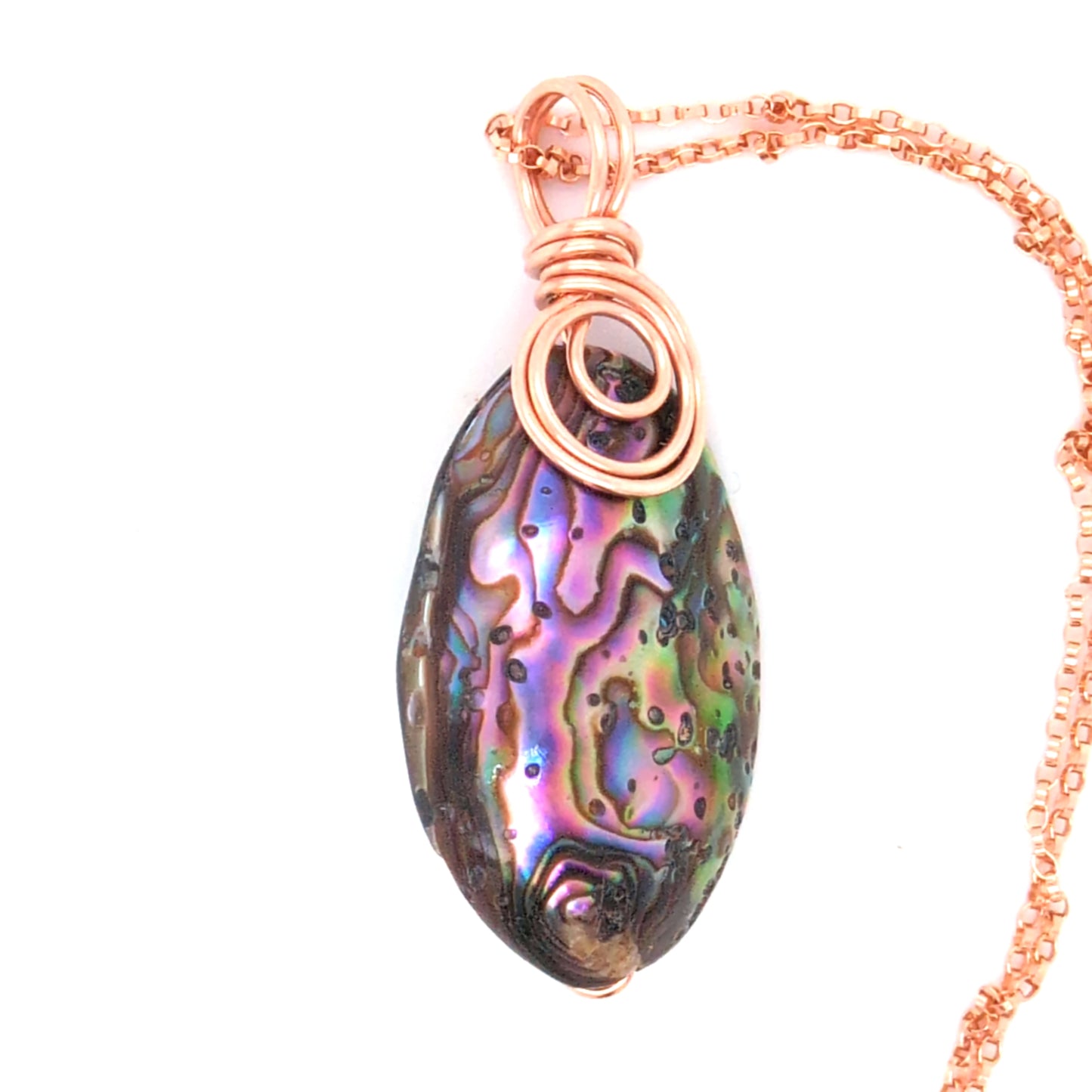 Abalone Reversible Pendant