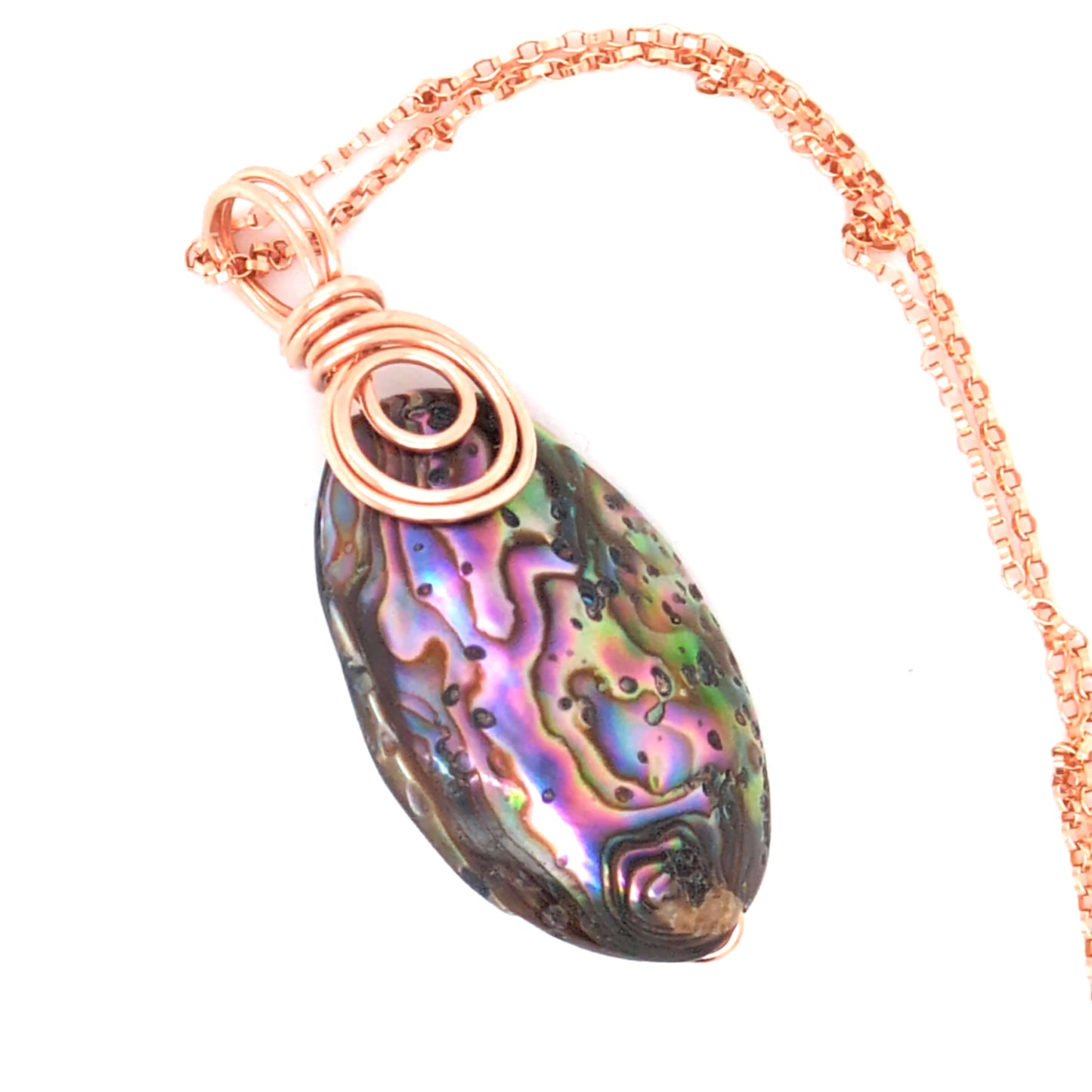 Abalone Reversible Pendant