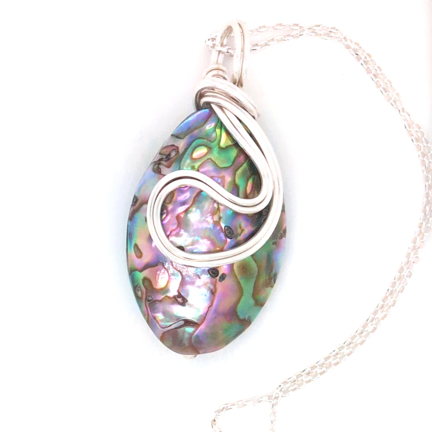 Abalone Reversible Pendant