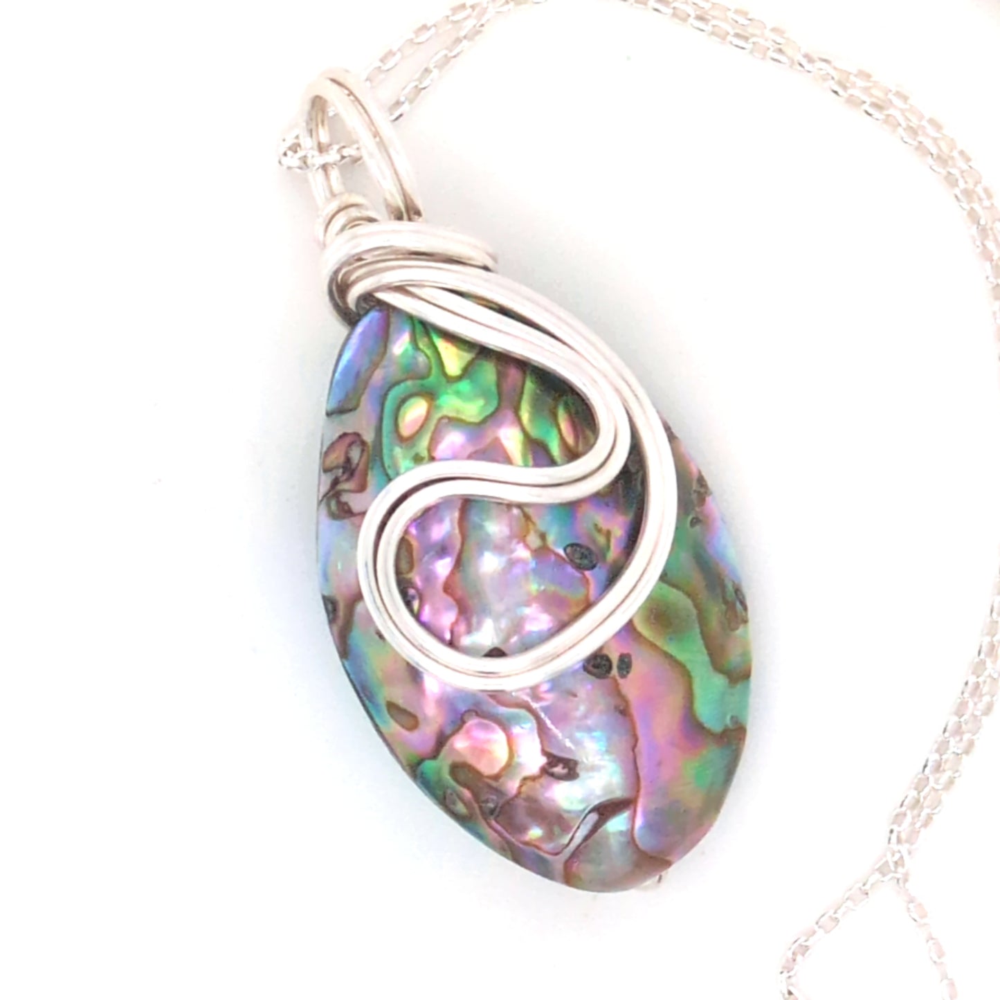 Abalone Reversible Pendant