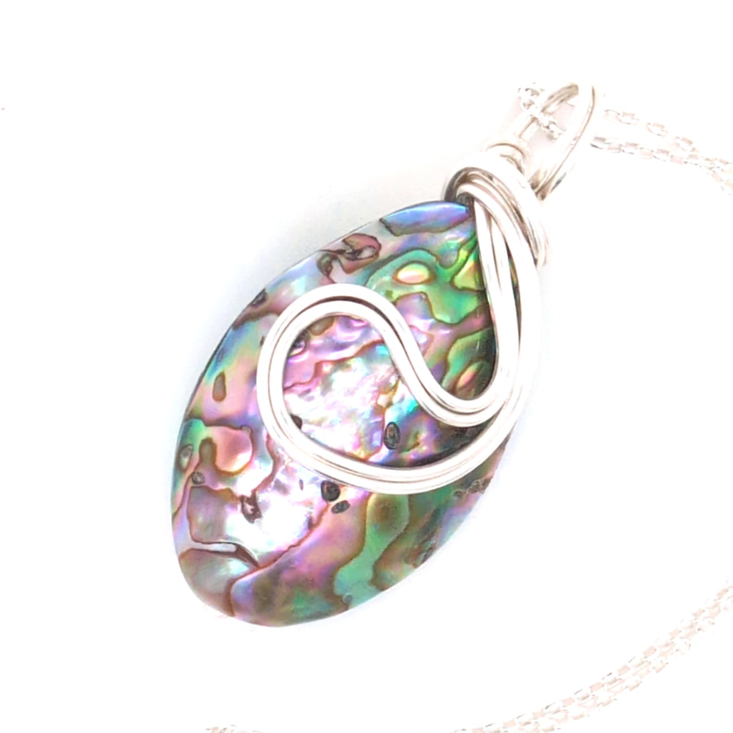 Abalone Reversible Pendant
