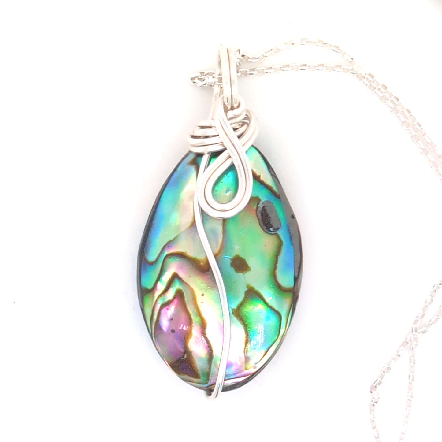 Abalone Reversible Pendant