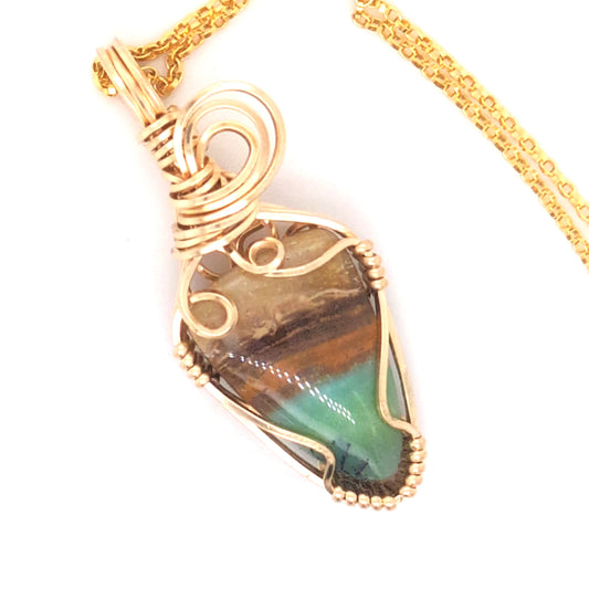 Beach Opal Pendant