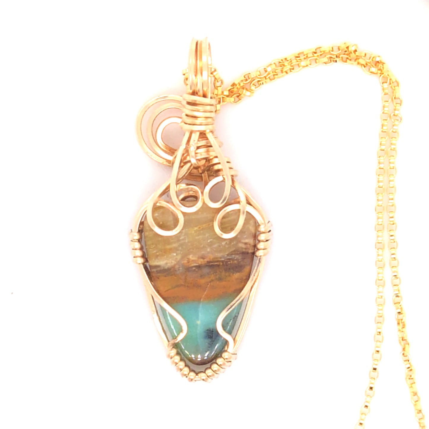 Beach Opal Pendant