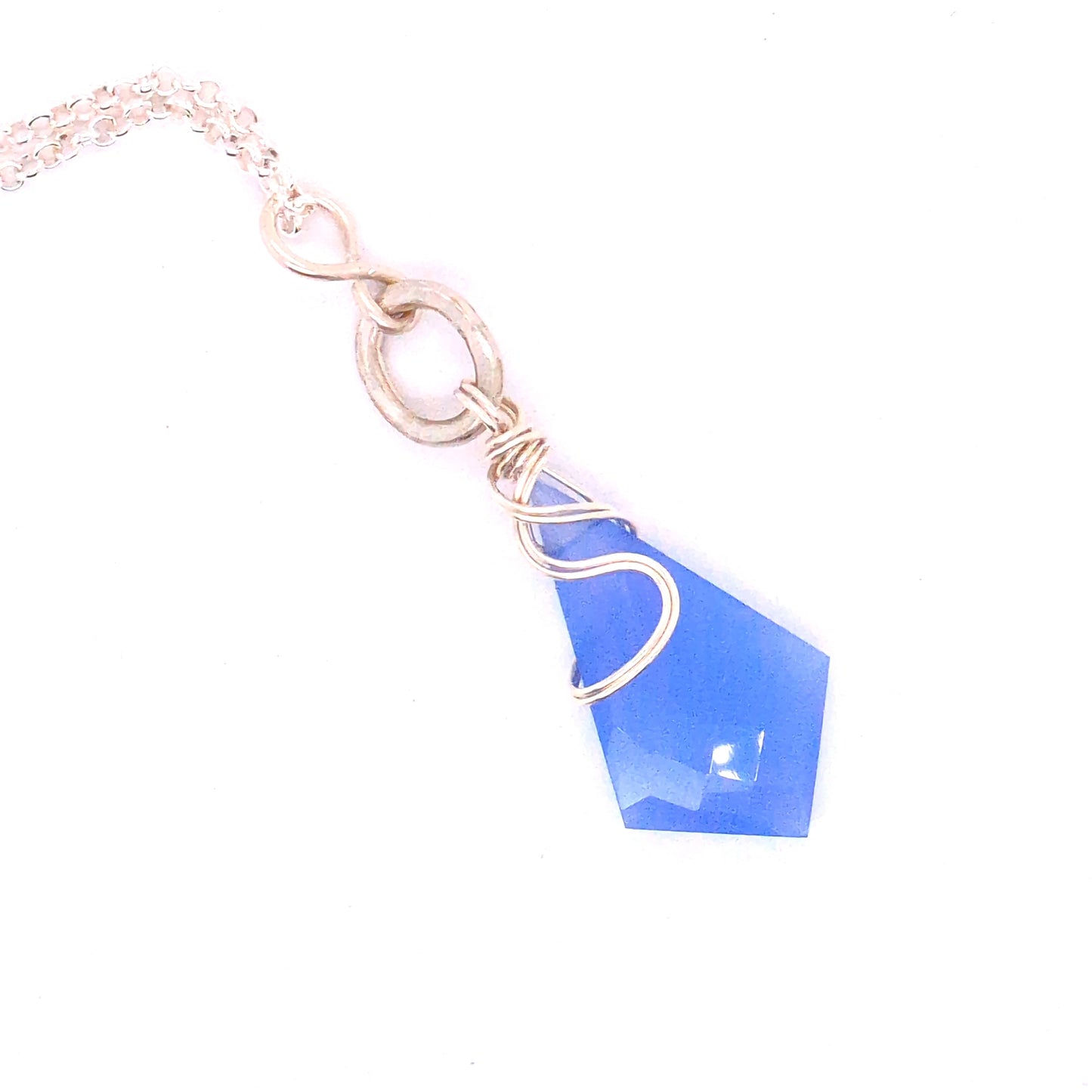 Blue Chalcedony Pendant