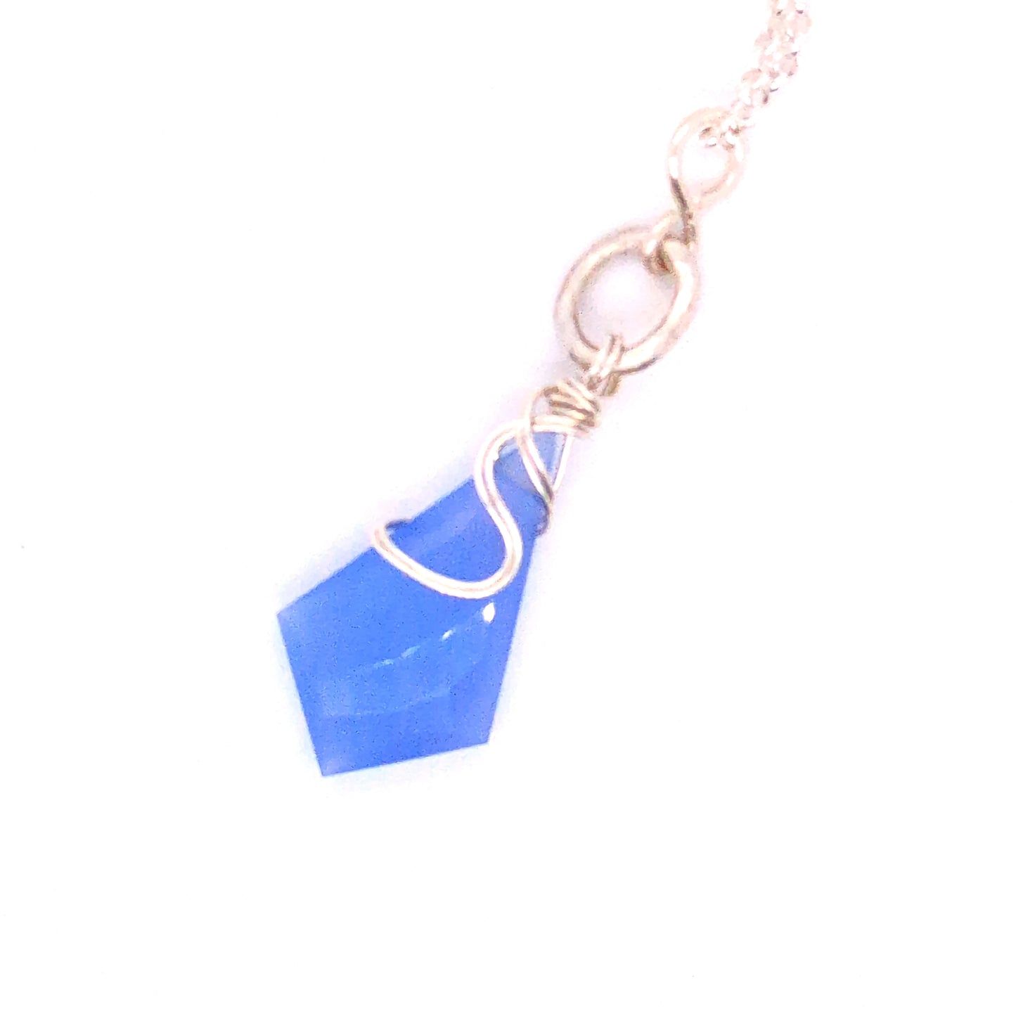 Blue Chalcedony Pendant