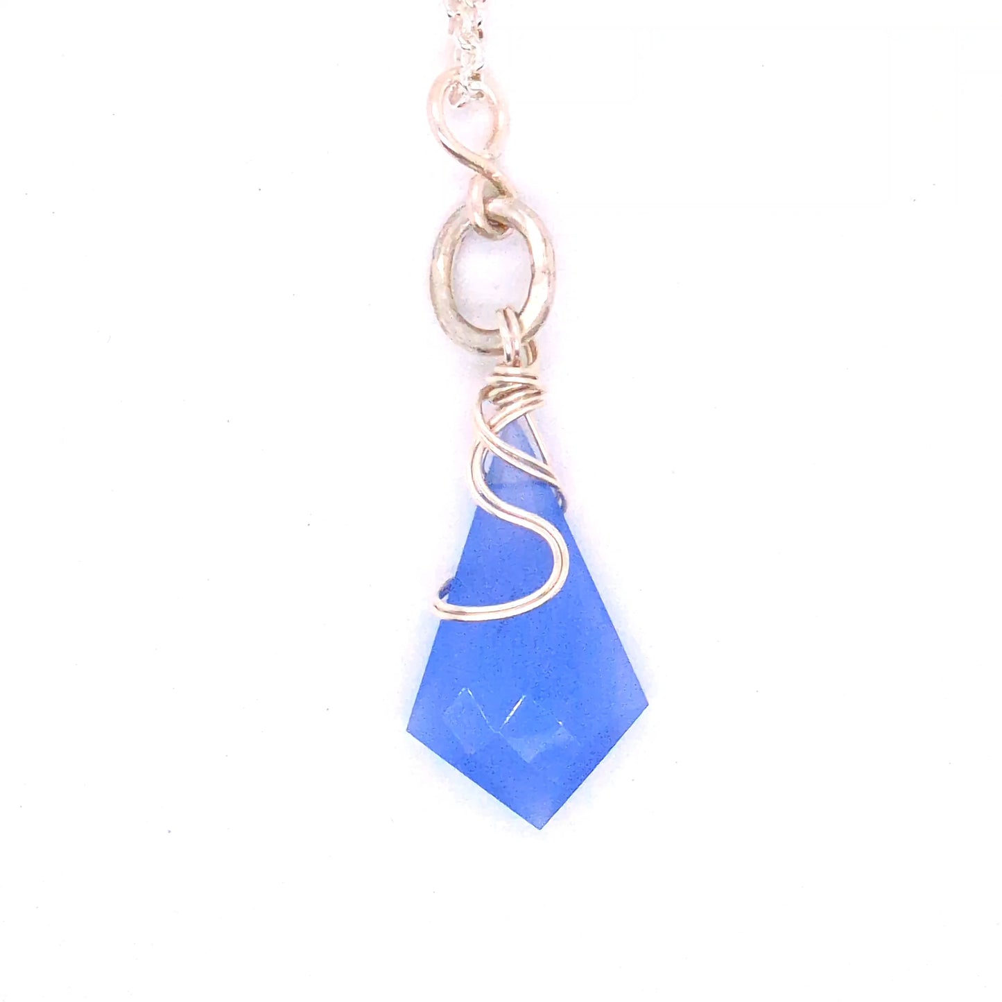 Blue Chalcedony Pendant