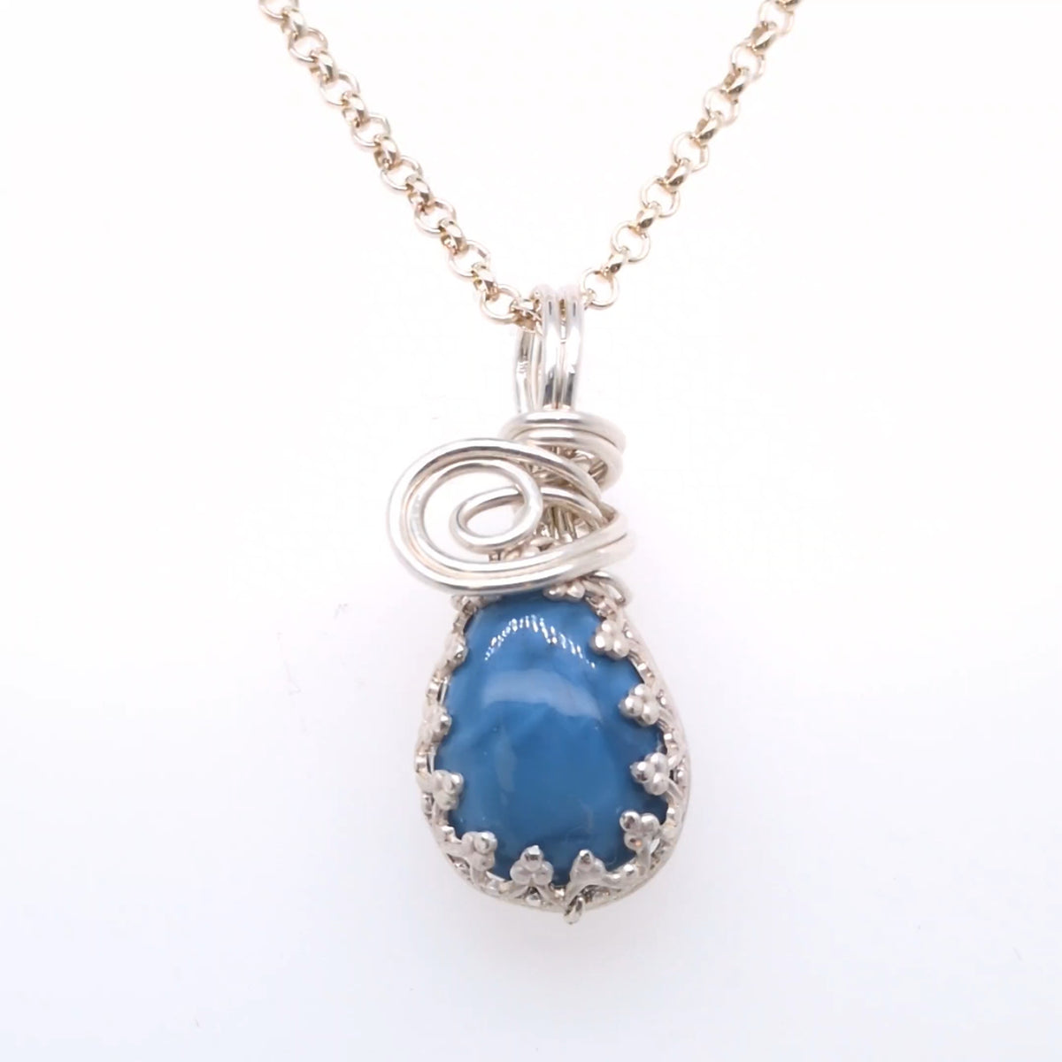 Opal Blue Pendant