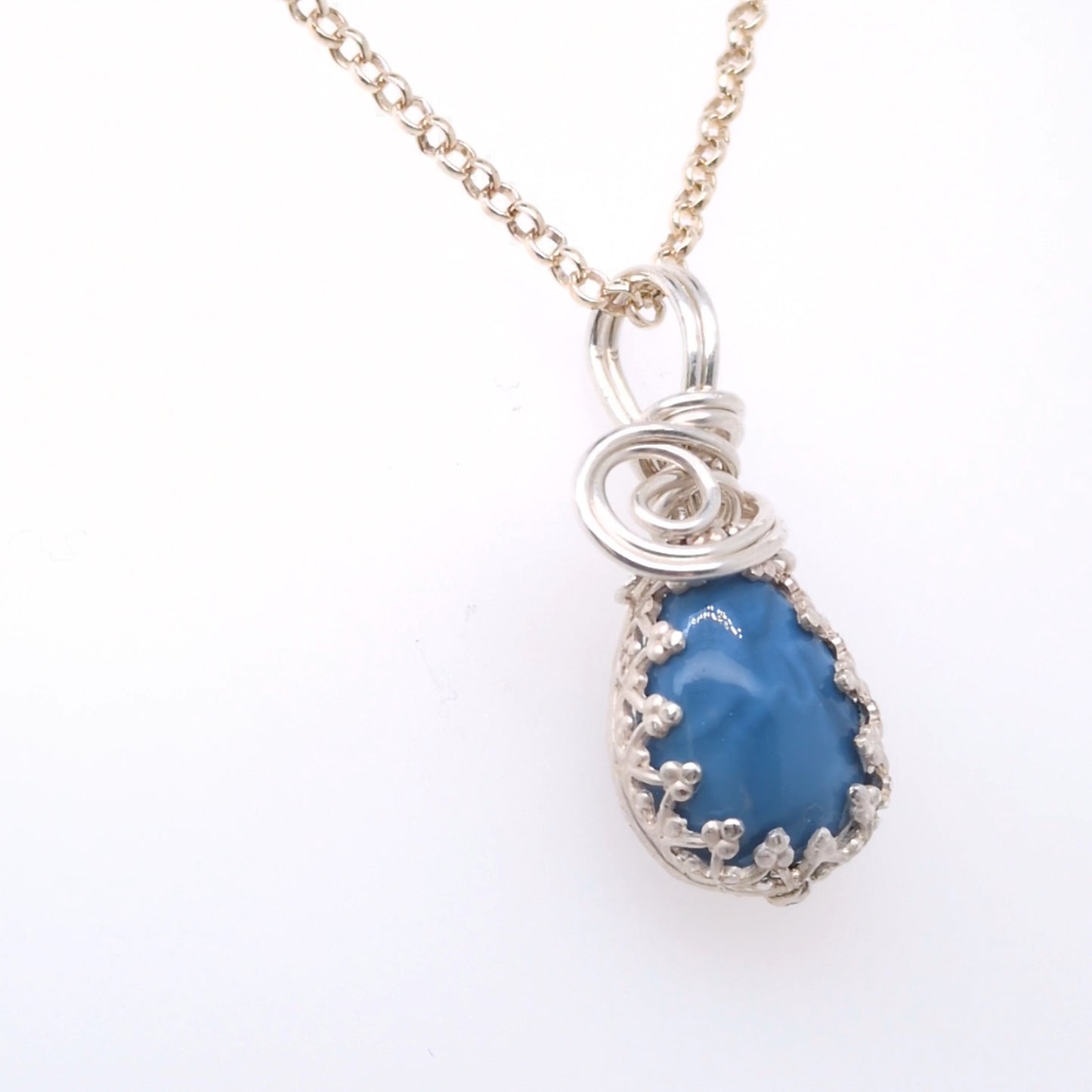 Blue Opal Pendant