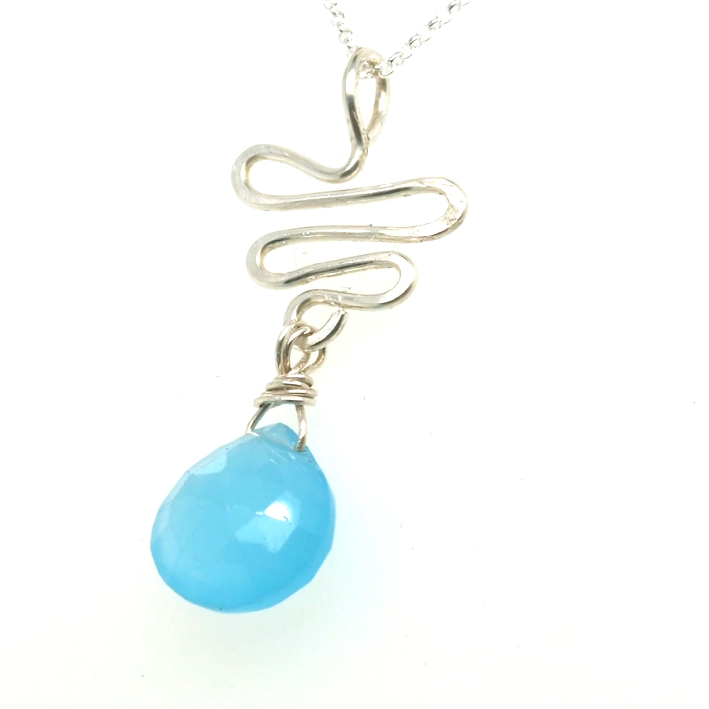 Chalcedony Turquoise Pendant