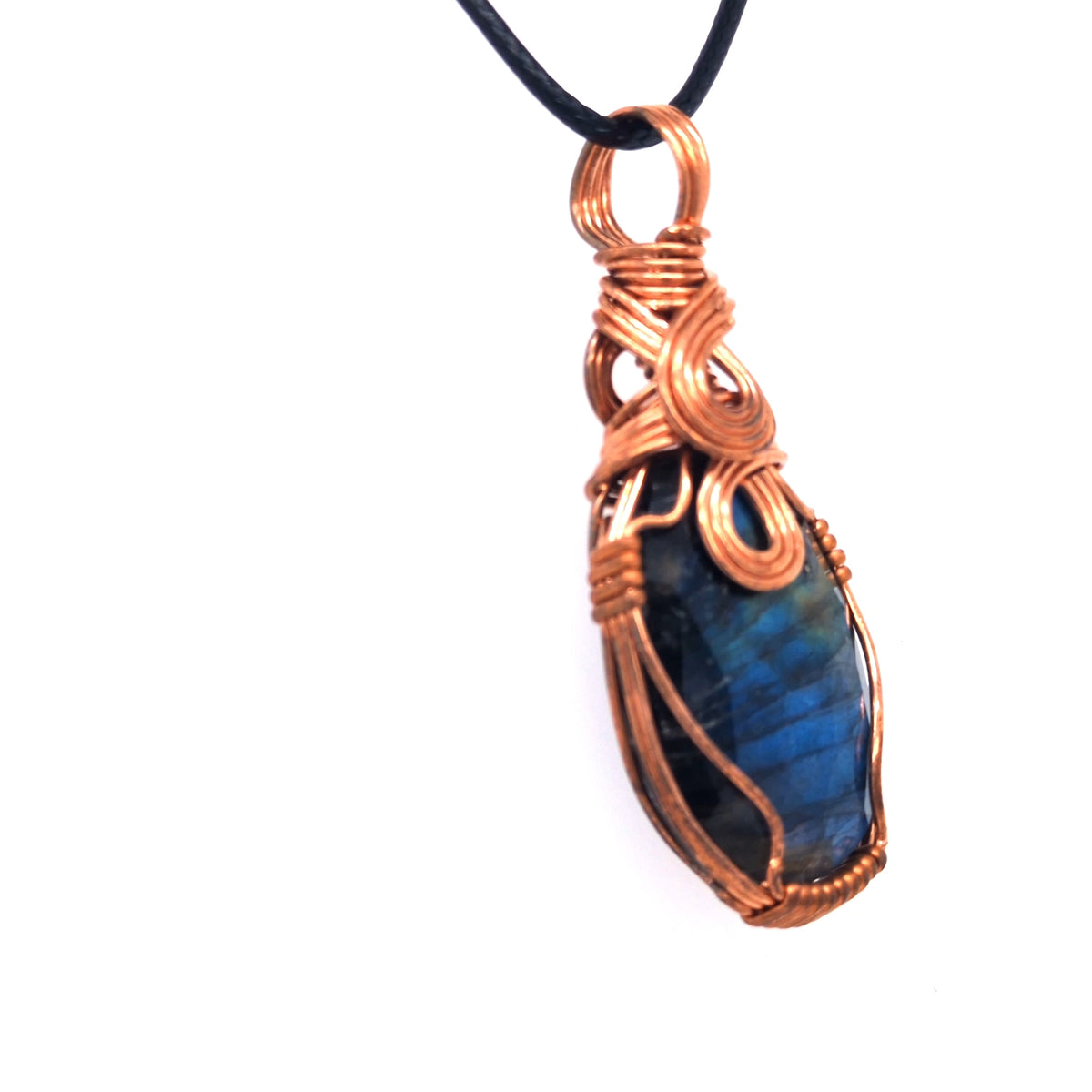 Copper Gemstone Pendants