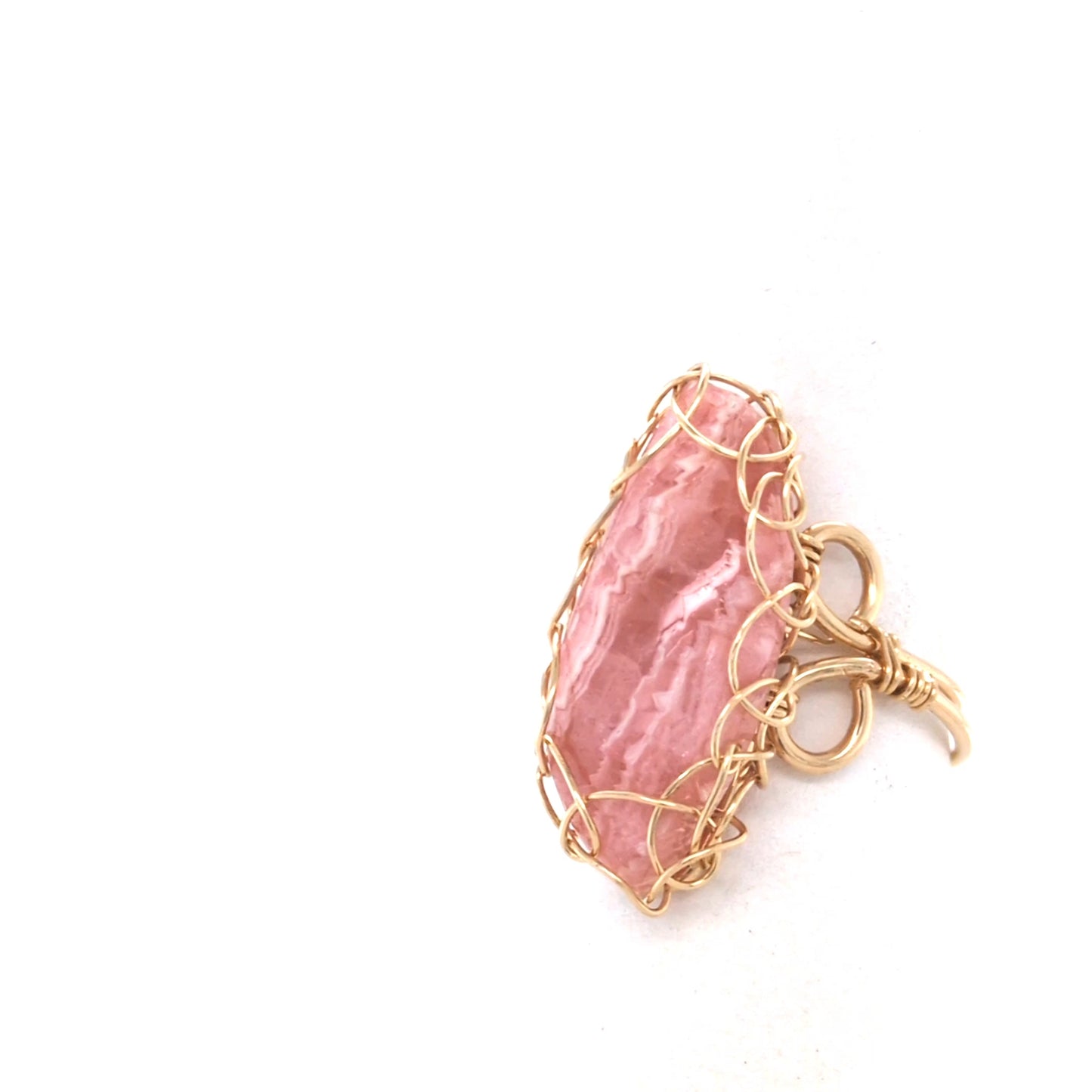 Rhodochrosite Ring