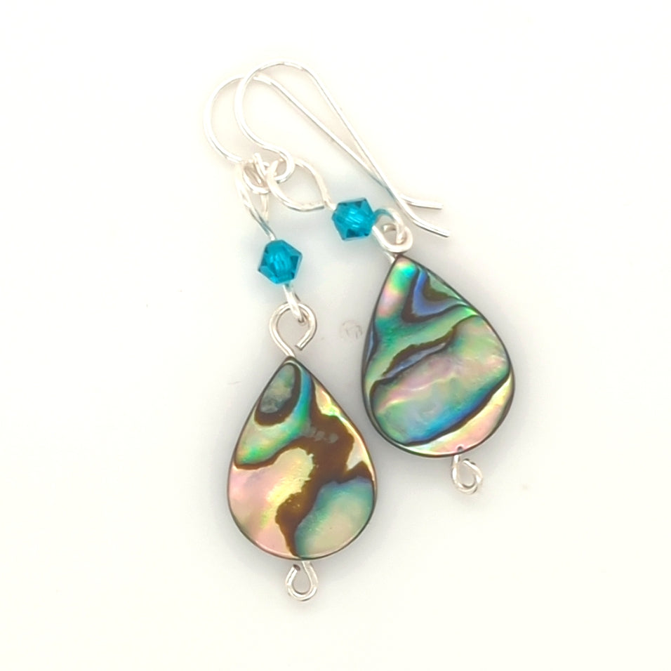 Abalone Dangle Earrings