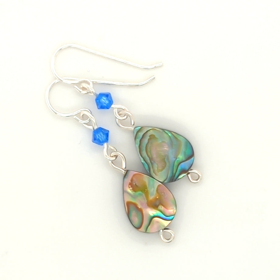 Abalone Dangle Earrings