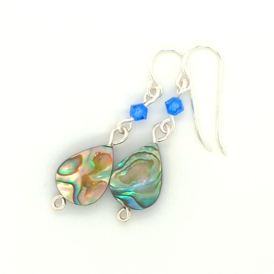 Abalone Dangle Earrings