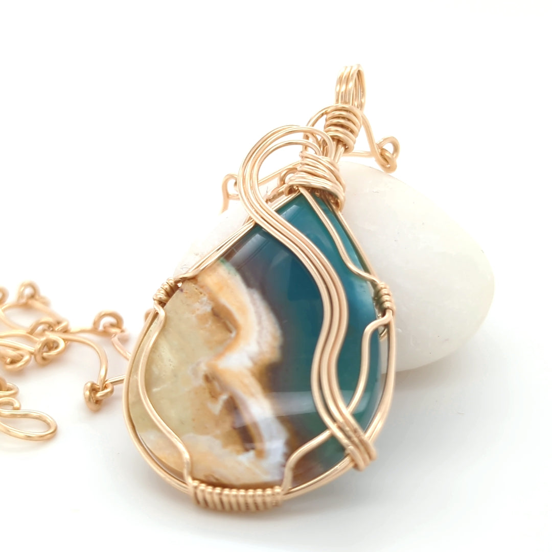 Beach Opal Necklace