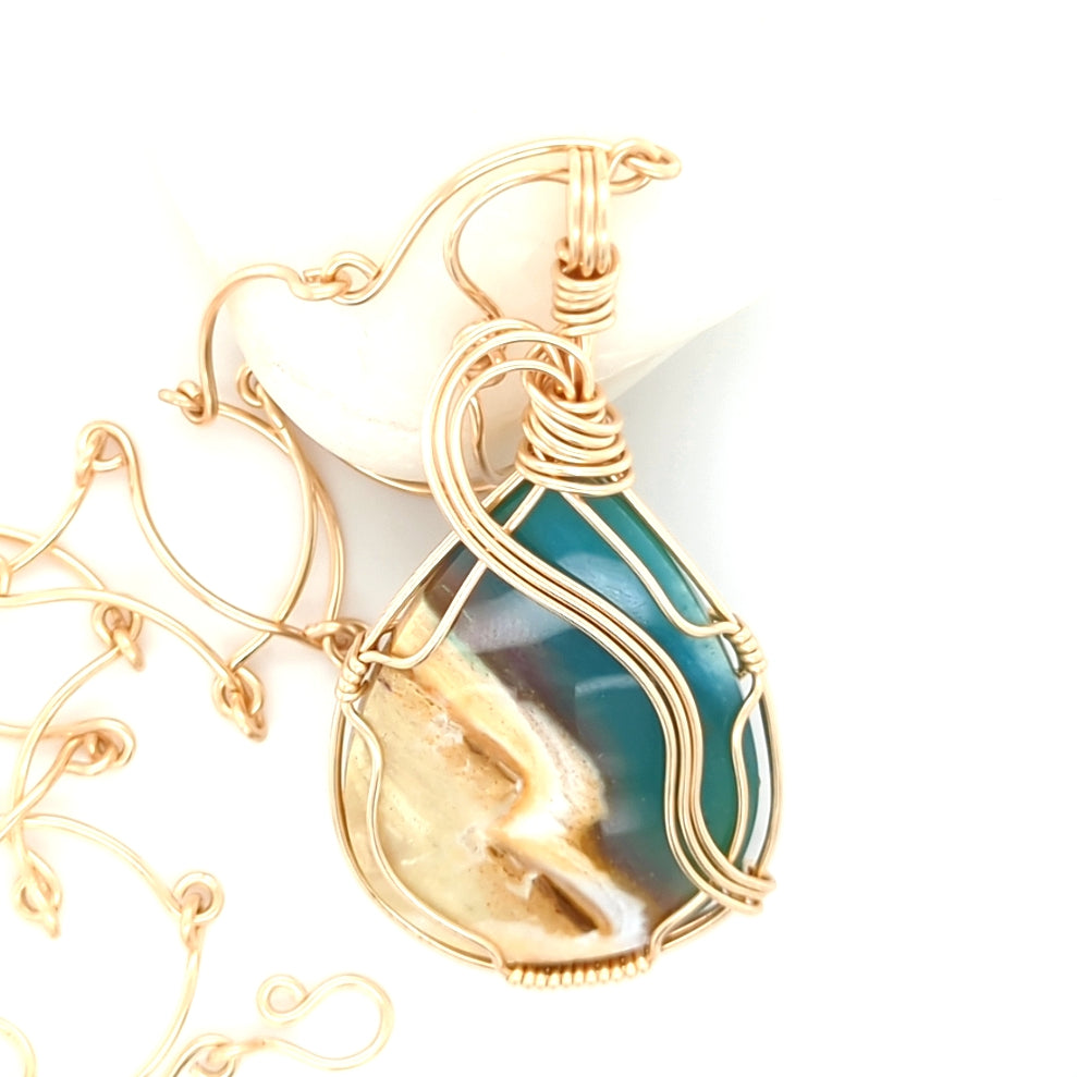Beach Opal Necklace