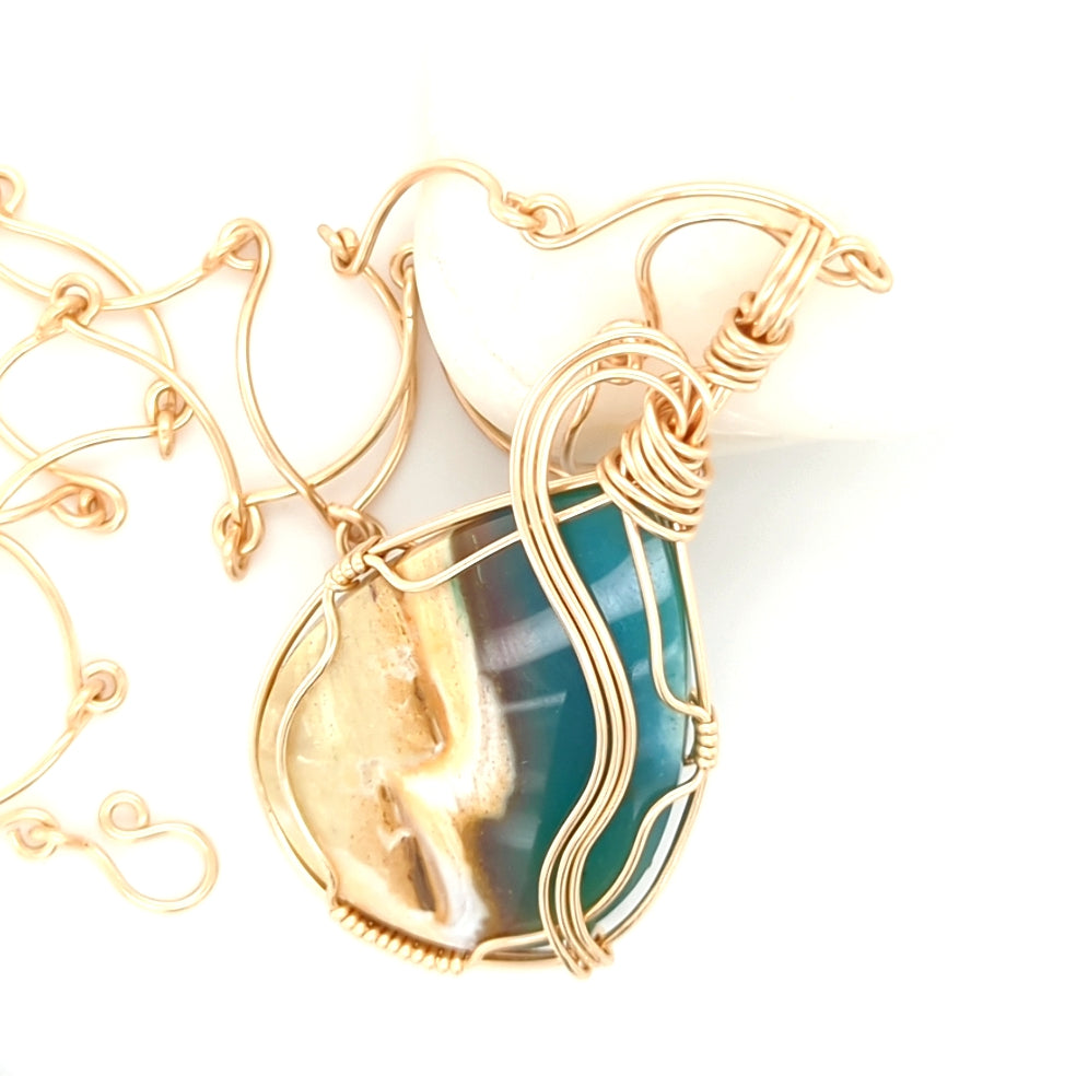 Beach Opal Necklace