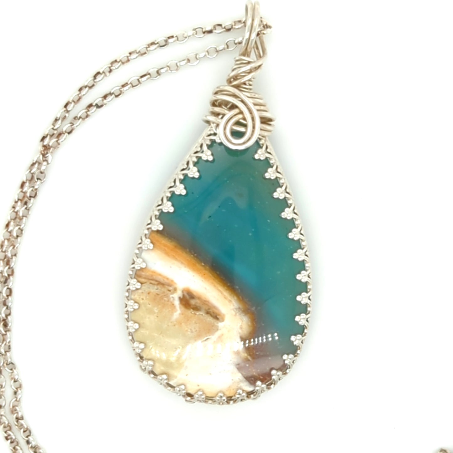 Beach Opal Pendant