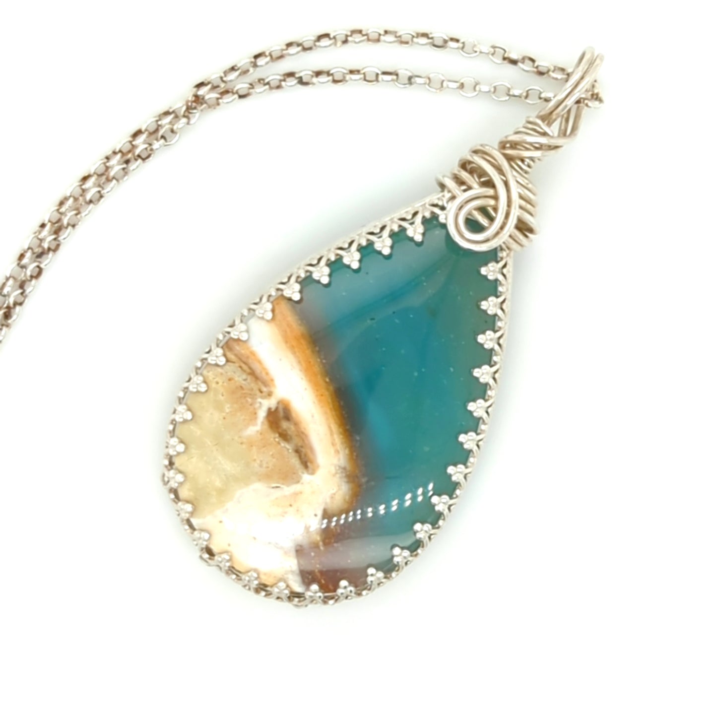 Beach Opal Pendant