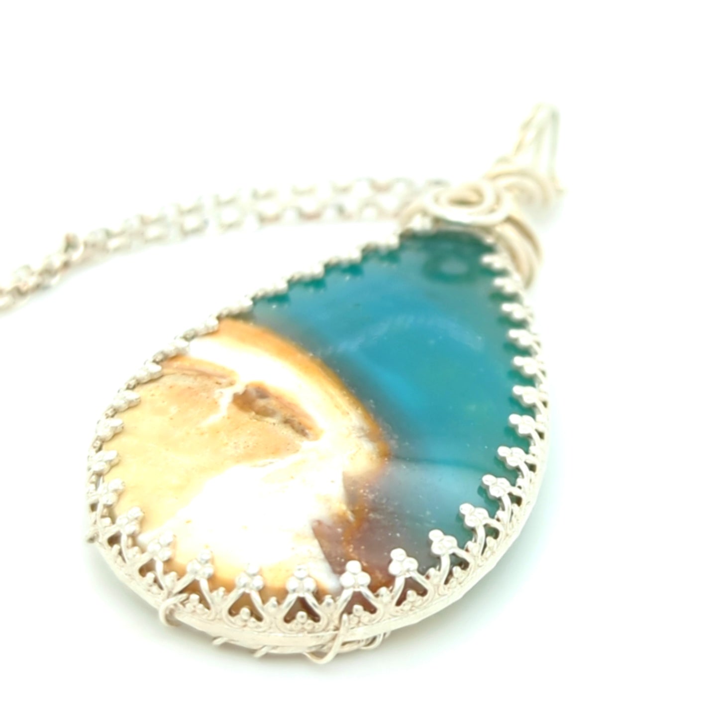 Beach Opal Pendant