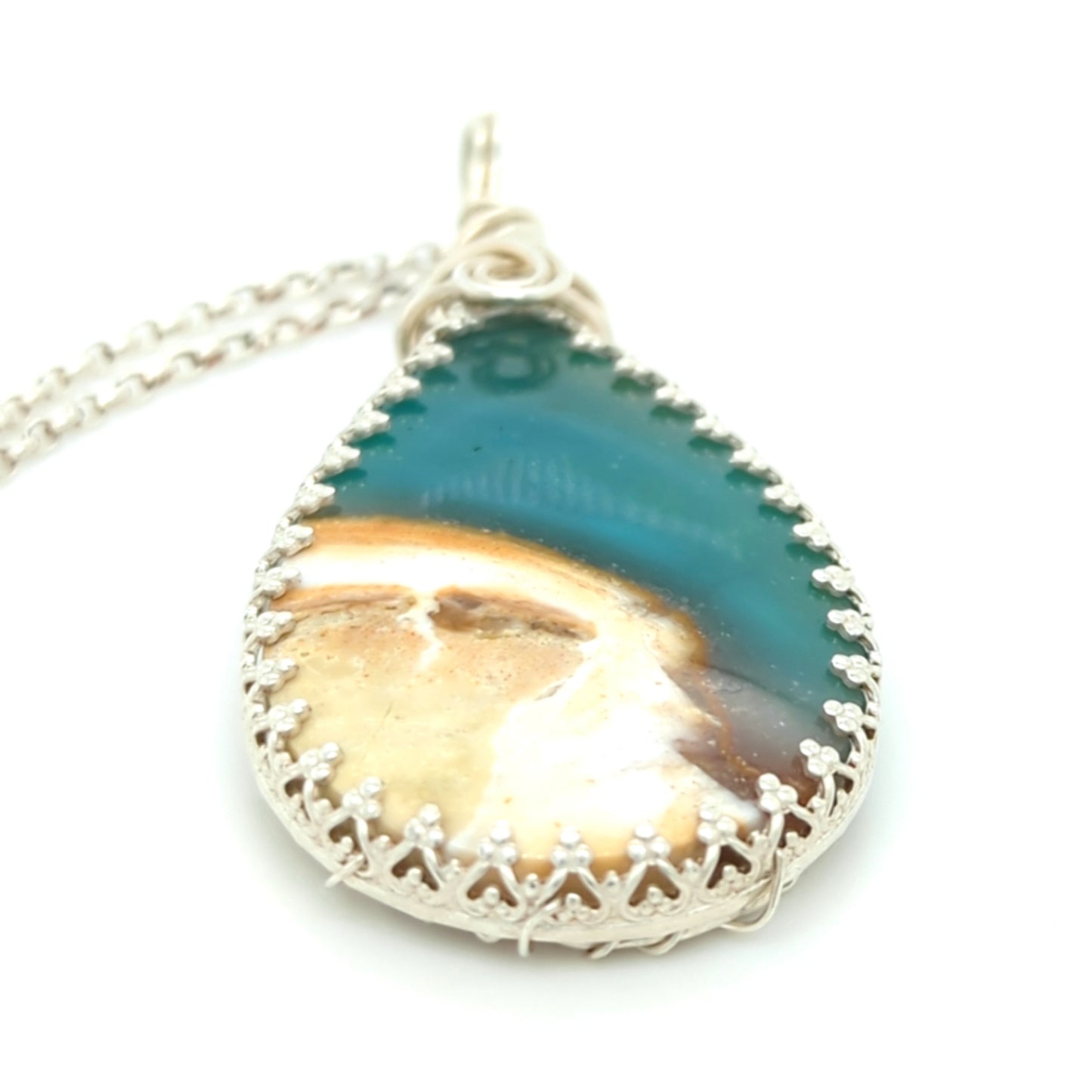 Beach Opal Pendant