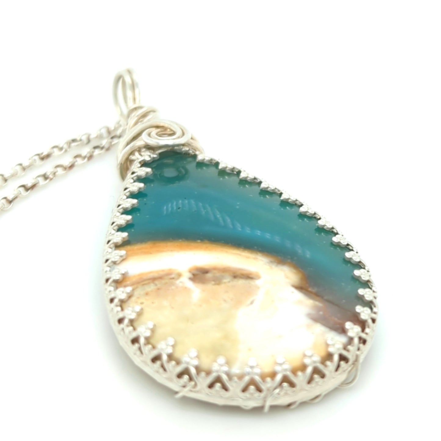 Beach Opal Pendant