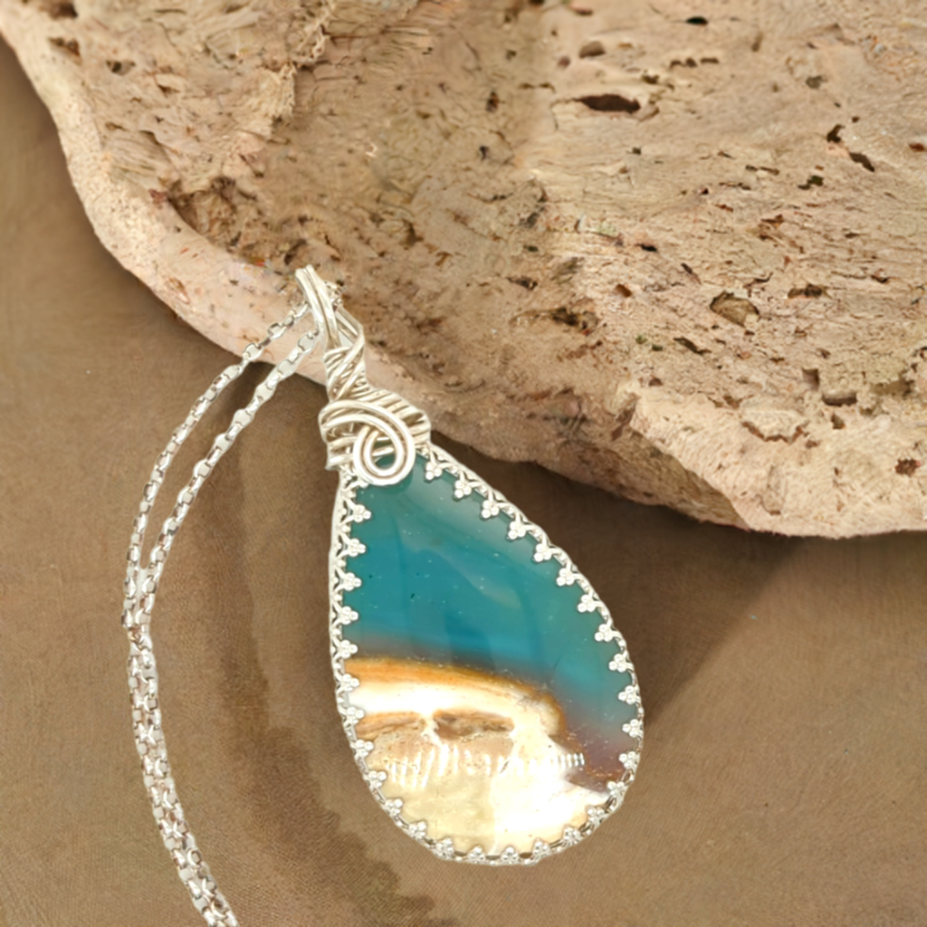 Beach Opal Pendant