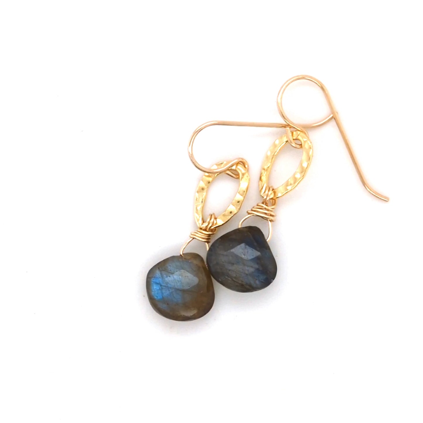 Labradorite drop earrings