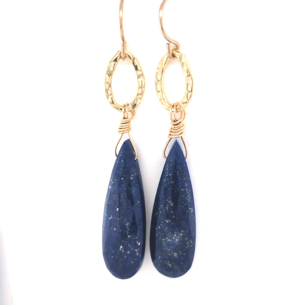 Lapis Lazuli Teardrop Earrings