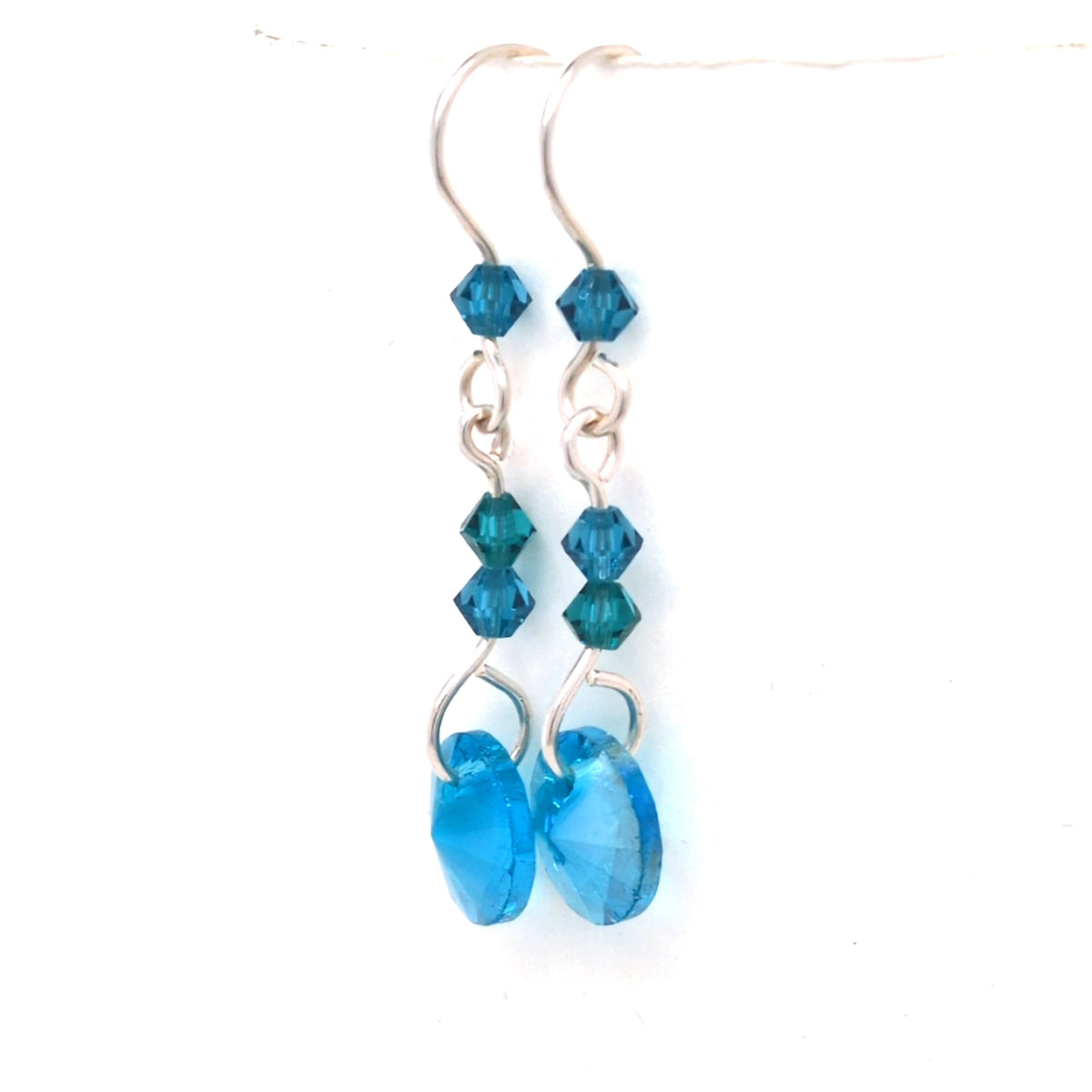 Crystal Turquoise Earrings
