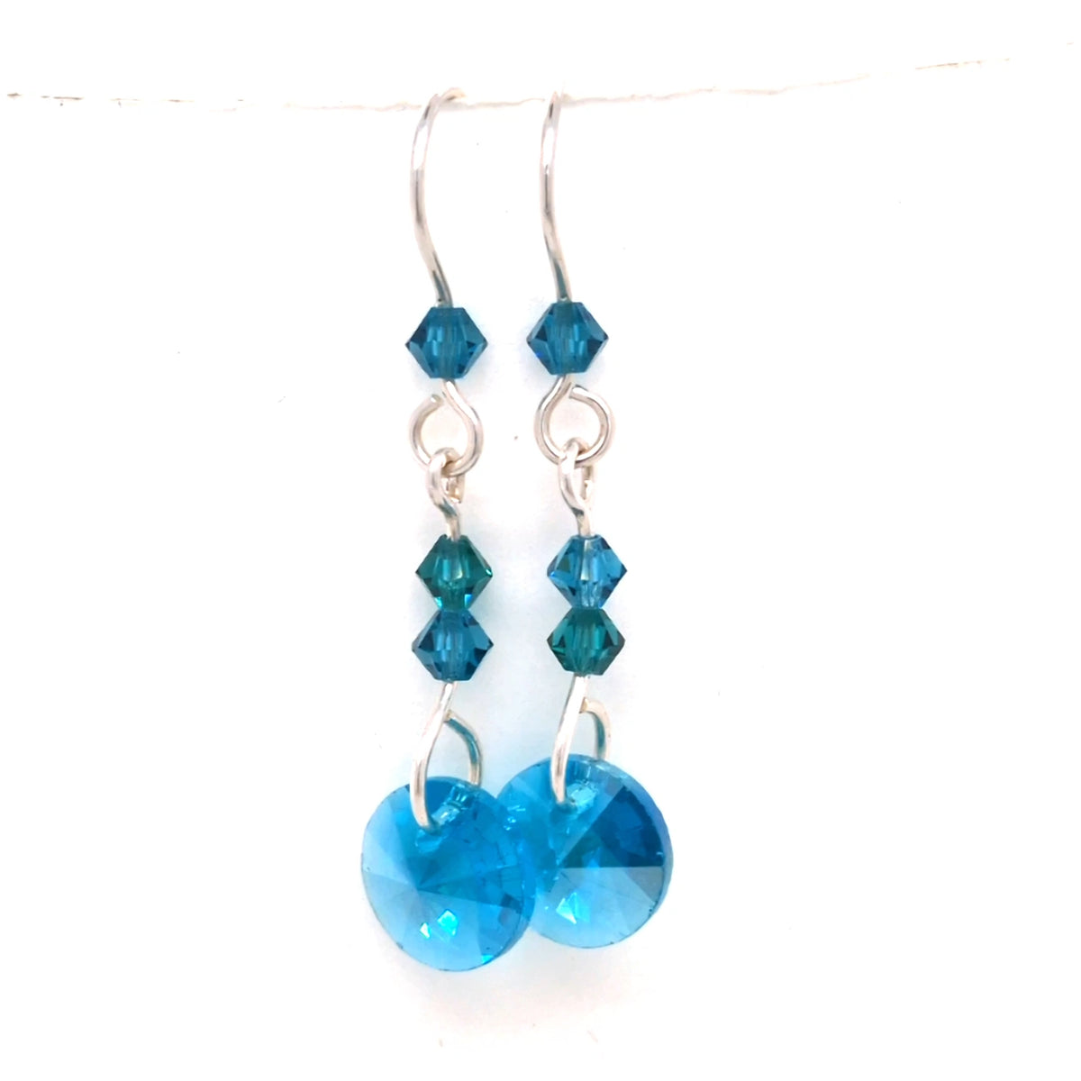 Crystal Turquoise Earrings