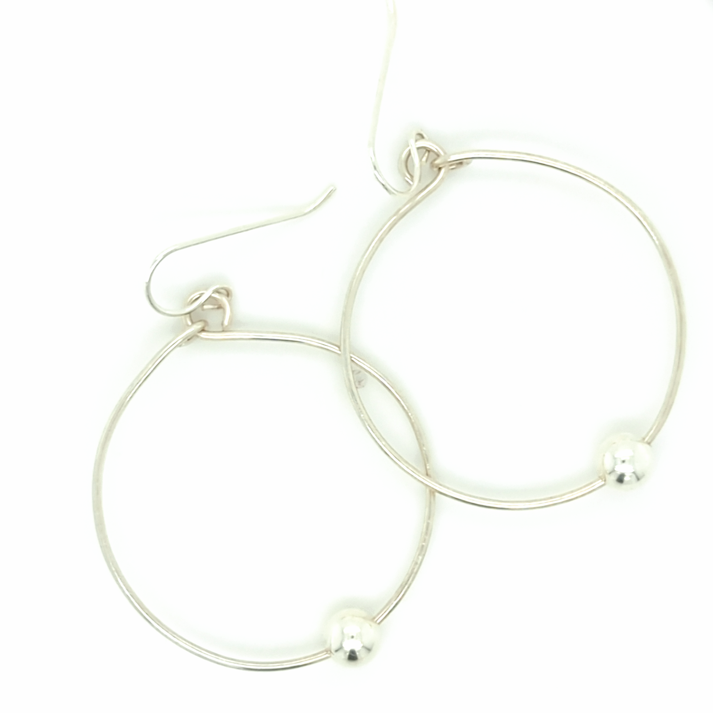 Silver Hoop Earrings