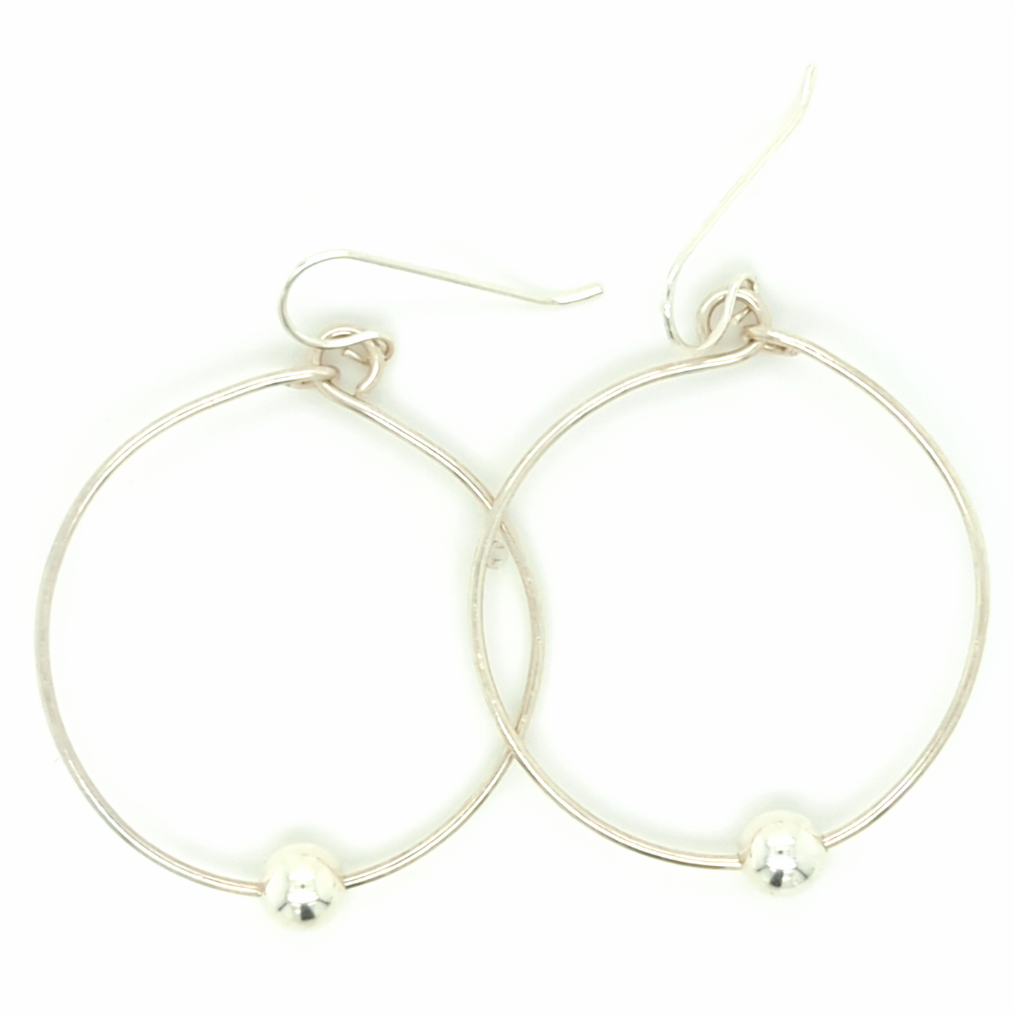 Silver Hoop Earrings