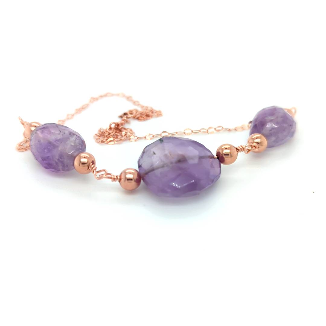 Amethyst Nugget Necklace