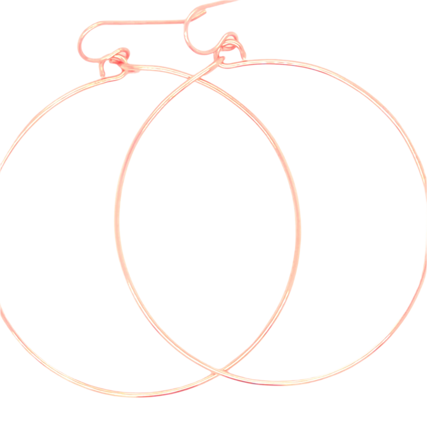 Rose Gold Hoop Earrings