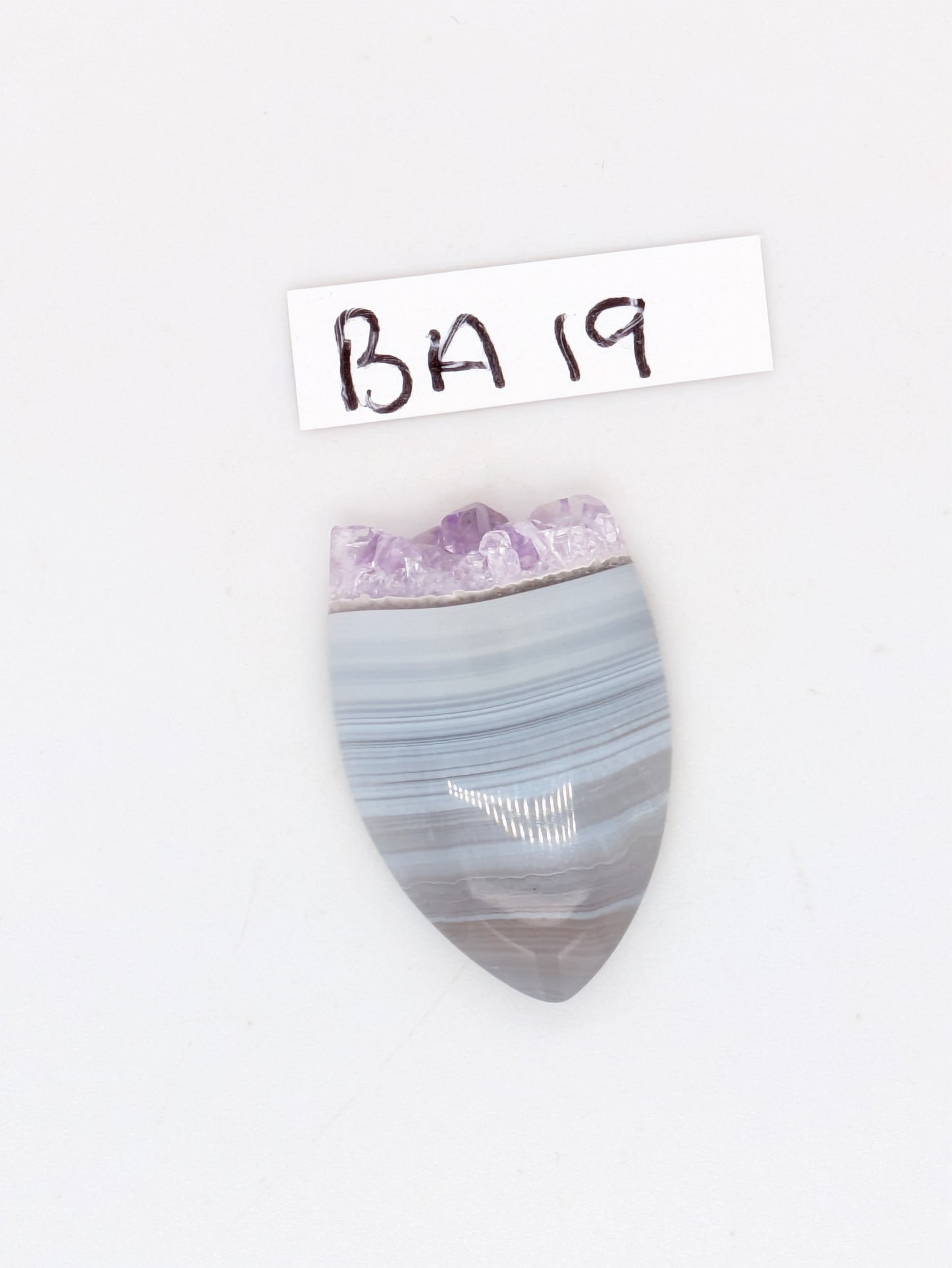 Banded Agate/Amethyst
