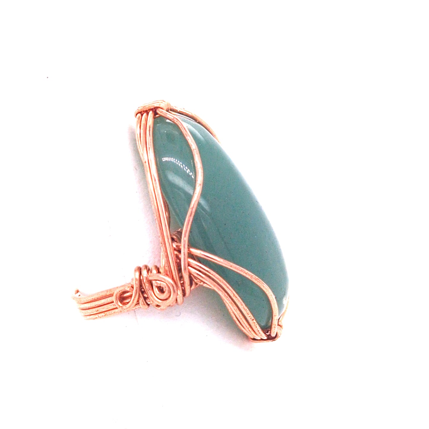 Copper Gemstone Rings