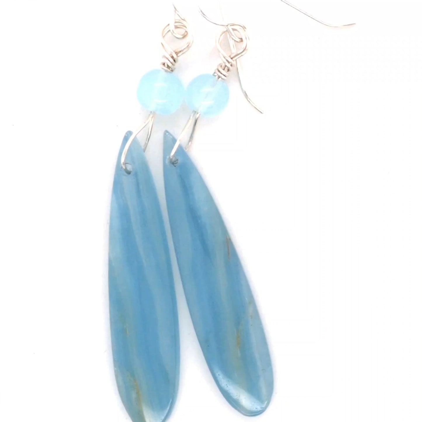 Blue Calcite Earrings