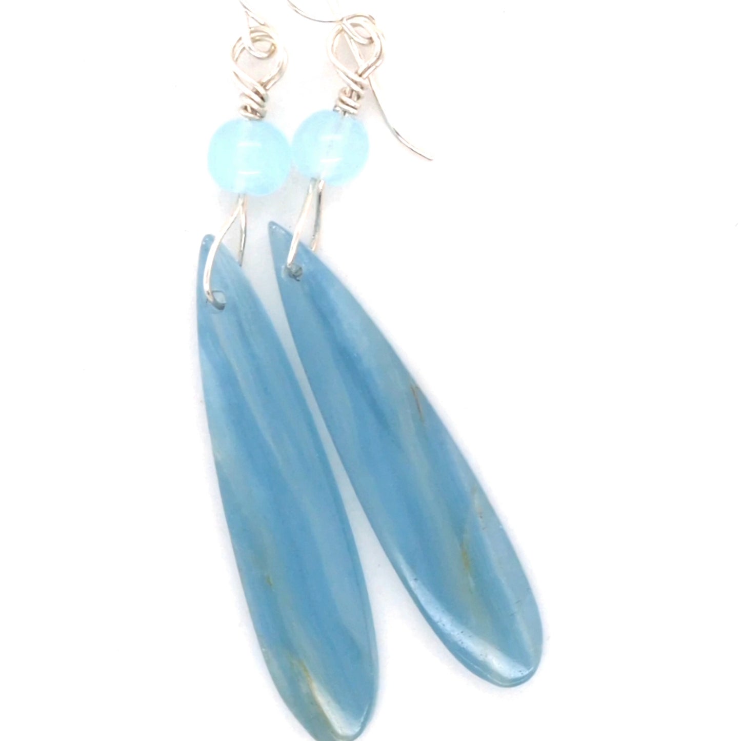 Blue Calcite Earrings