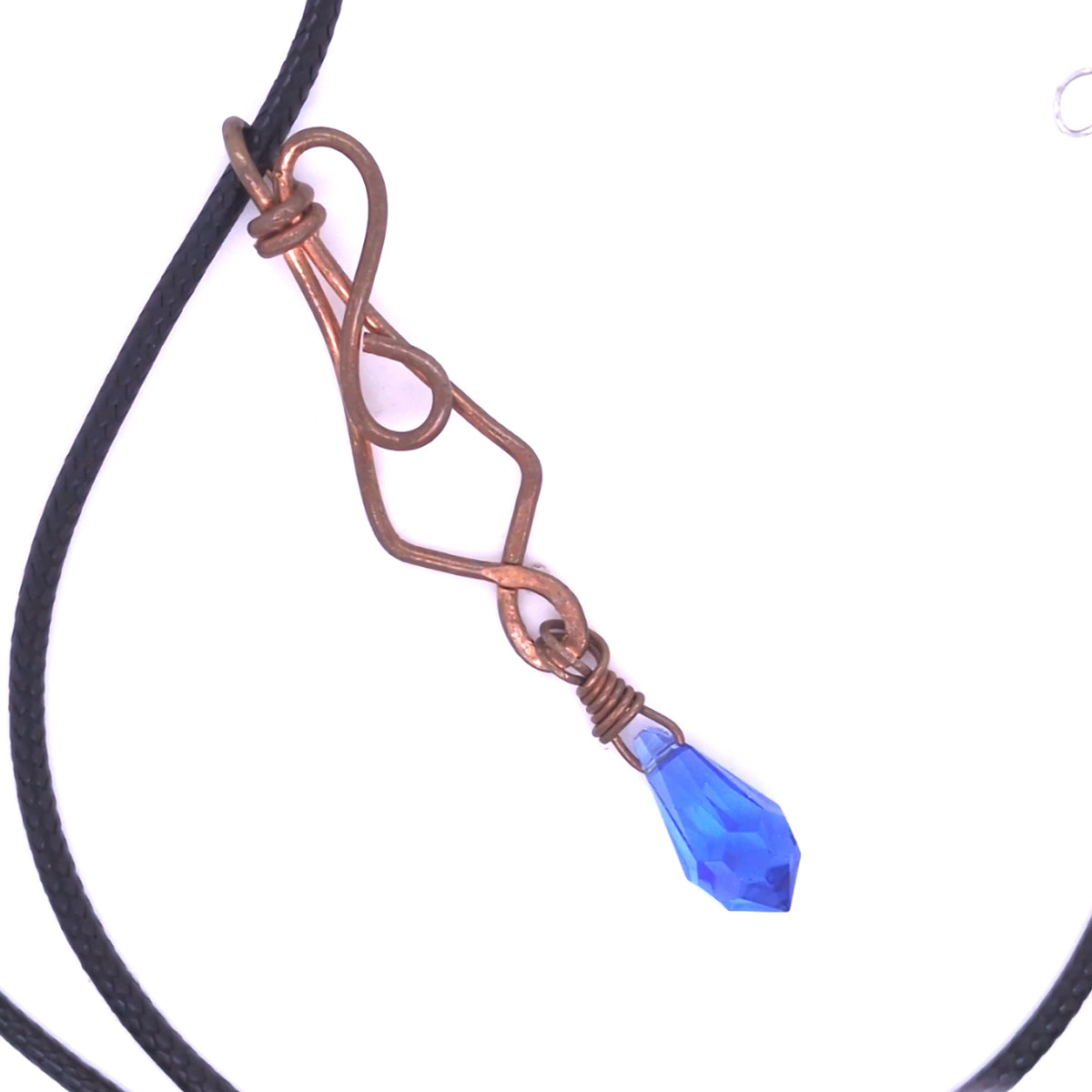 Crystal Copper Pendant