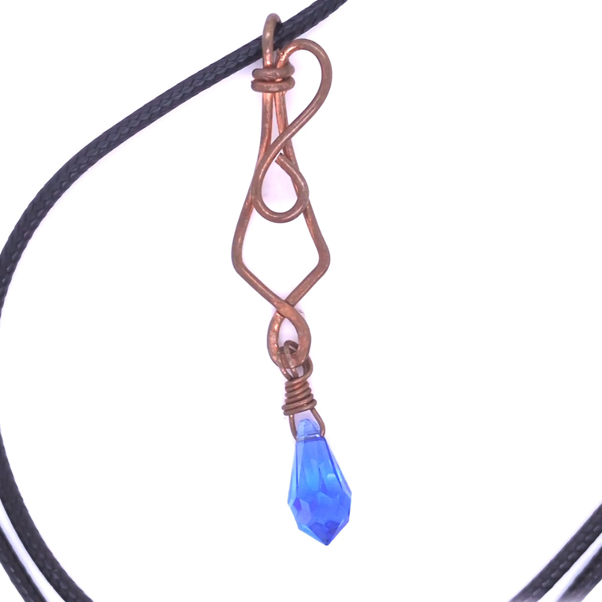 Crystal Copper Pendant