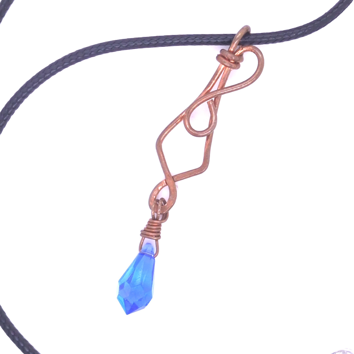 Crystal Copper Pendant