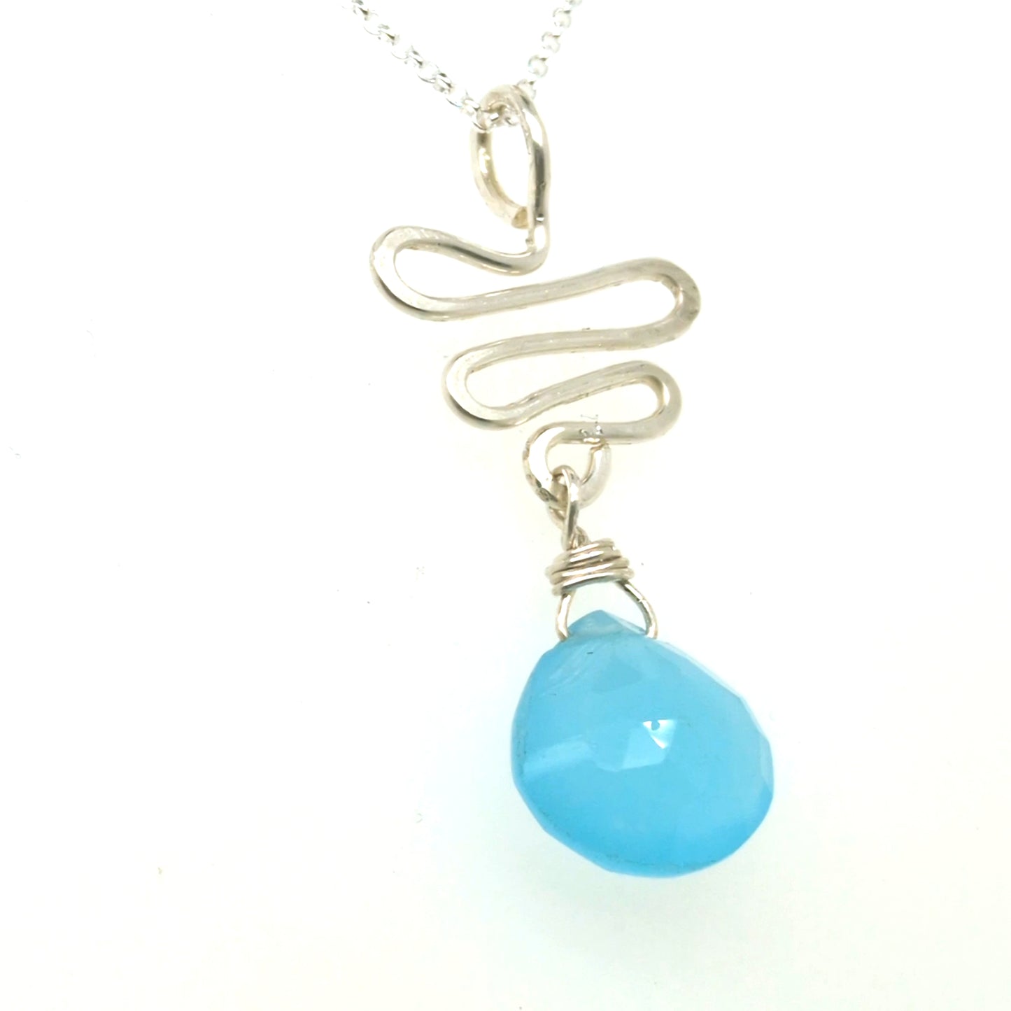 Chalcedony Turquoise Pendant