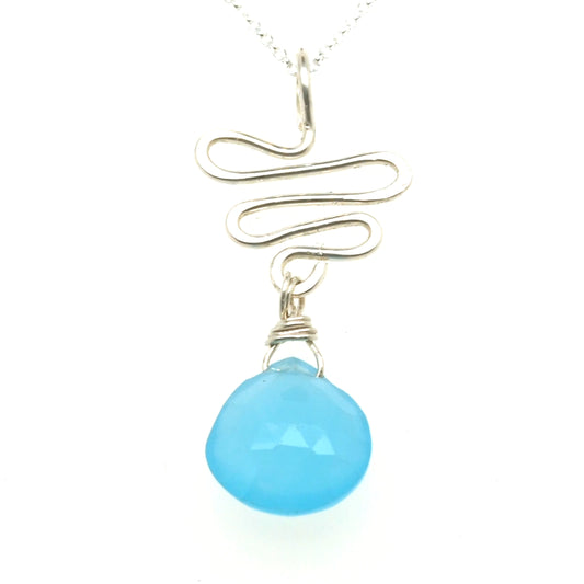 Chalcedony Turquoise Pendant