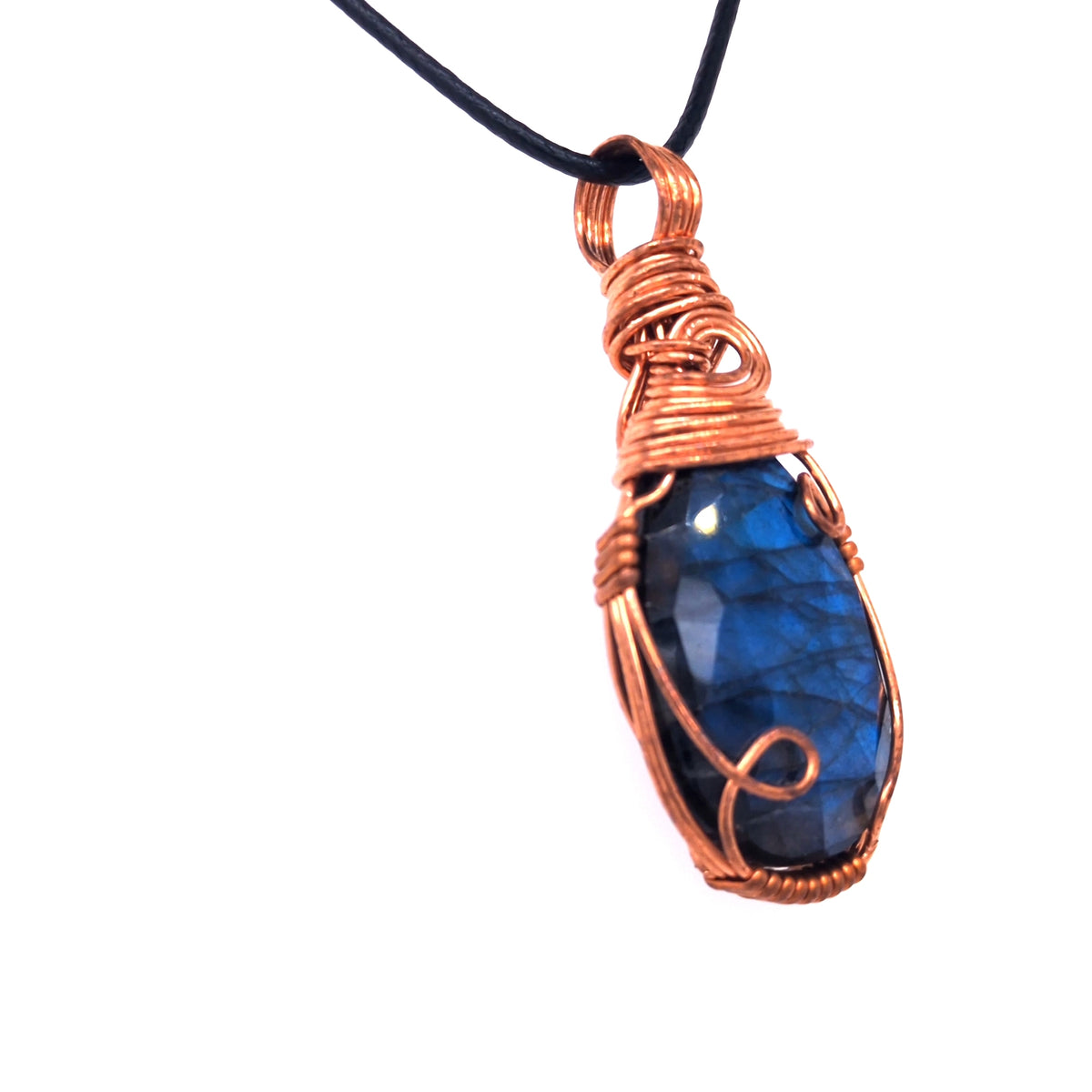 Copper Gemstone Pendants