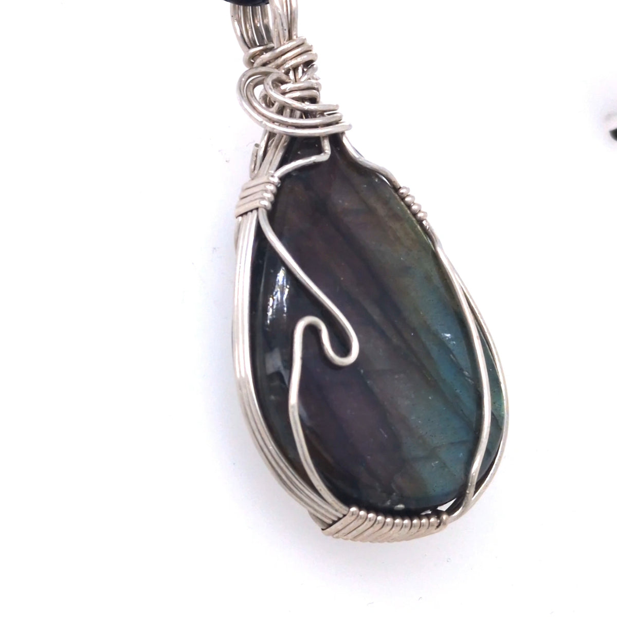 Labradorite Purple Pendant
